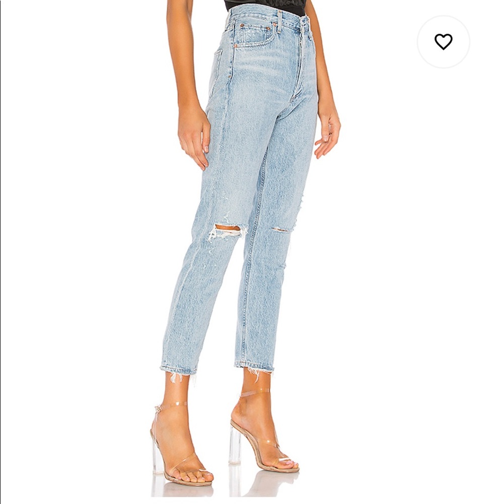Agolde Jaime Jeans High Rise Classic in Shakedown